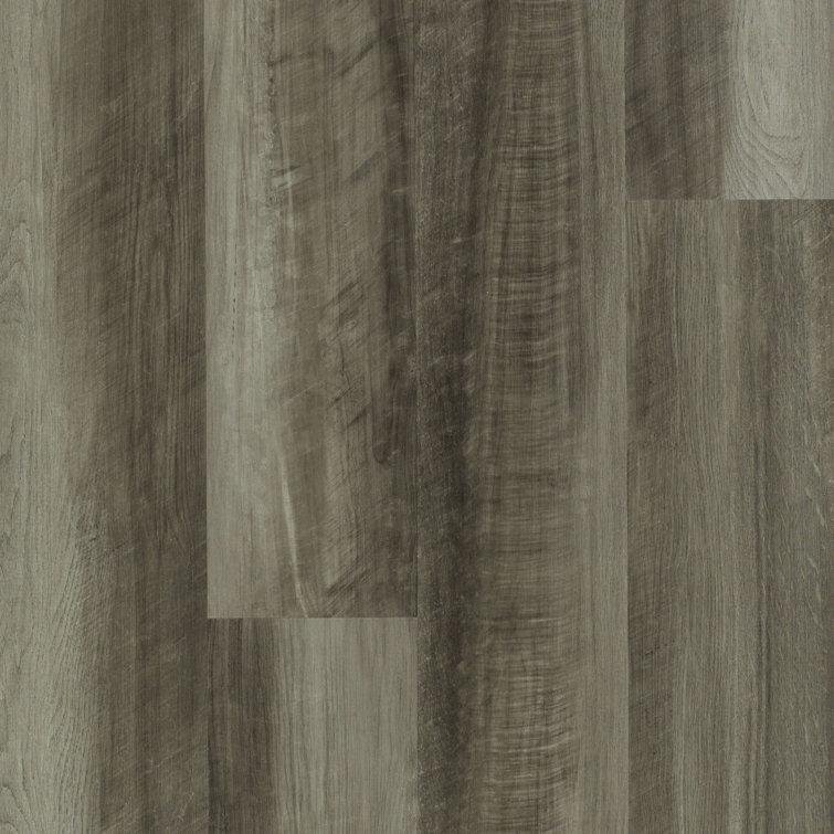 Estate Maple Gray 7" x 48" Waterproof Vinyl Plank Flooring