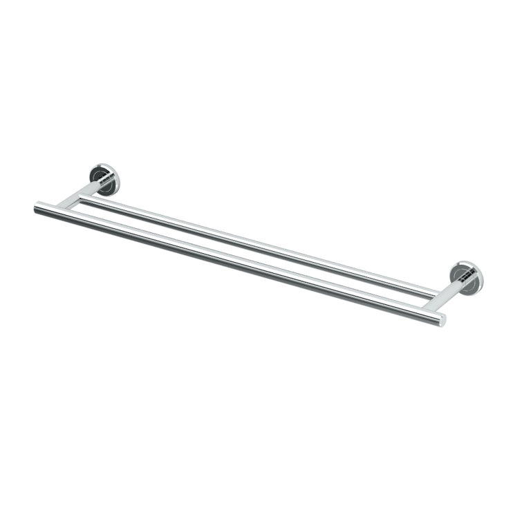 Latitude II 24-Inch Polished Chrome Double Towel Bar
