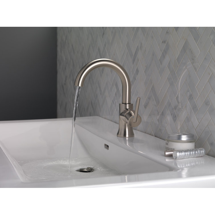 Stainless Steel Single Handle Modern Bathroom Faucet