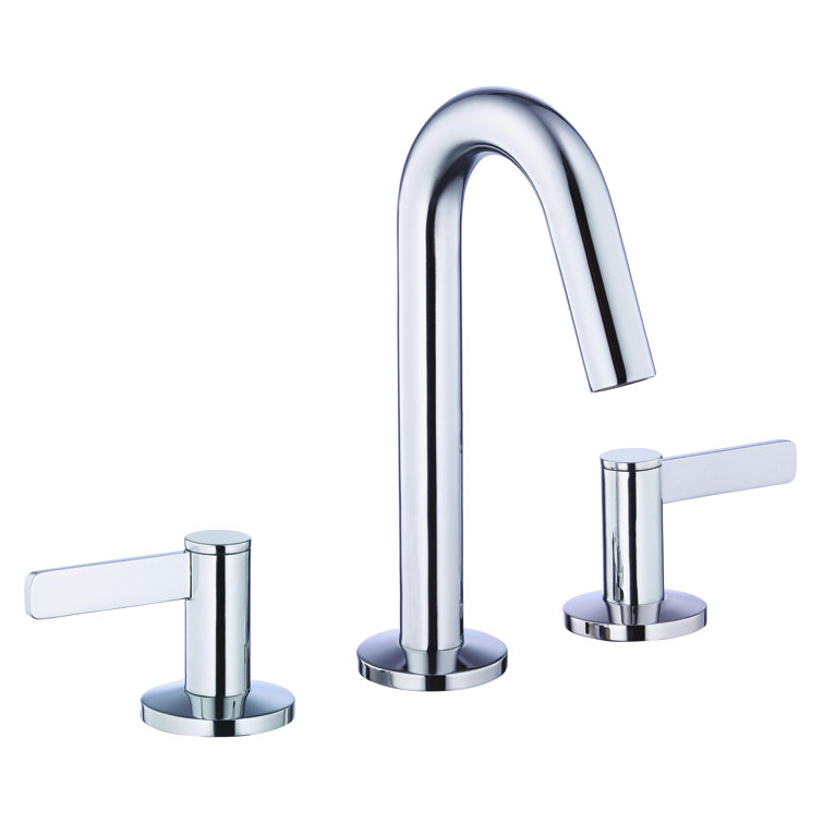 Amalfi Chrome Dual-Handle Widespread Bathroom Faucet