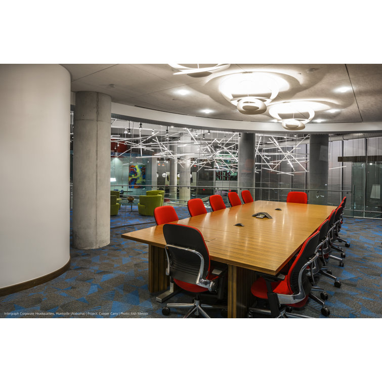 Pirce Large White Aluminum LED Flush Mount Ceiling Light