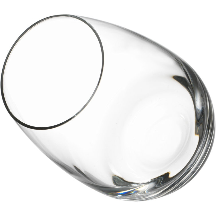 Luigi Bormioli Michelangelo Clear Stemless Wine Glasses Set of 4