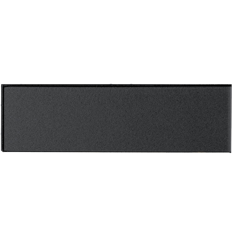 Forever Glossy Gray Glass 4x16 Subway Wall Tile
