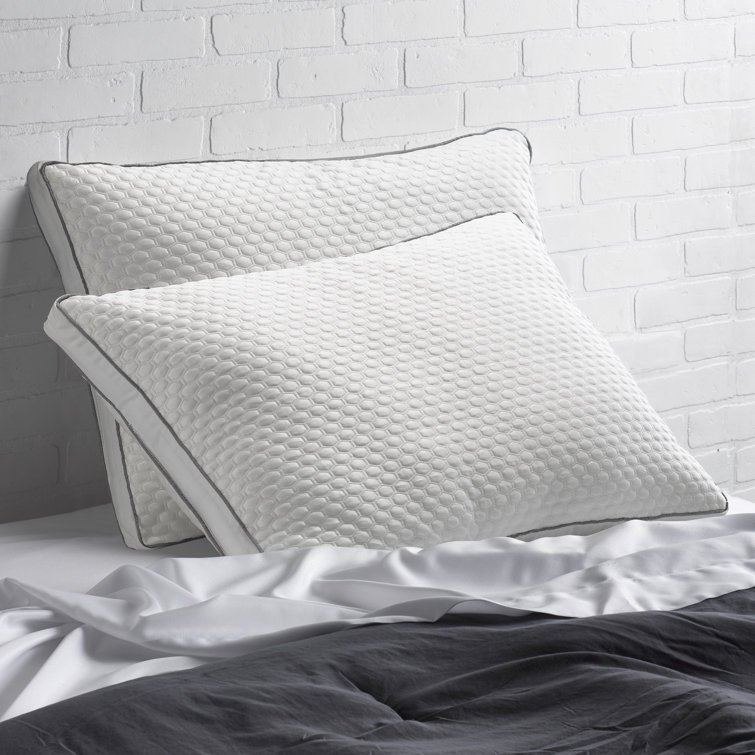 Standard/Queen White Arctic Chill Cooling Gel Fiber Pillow Set