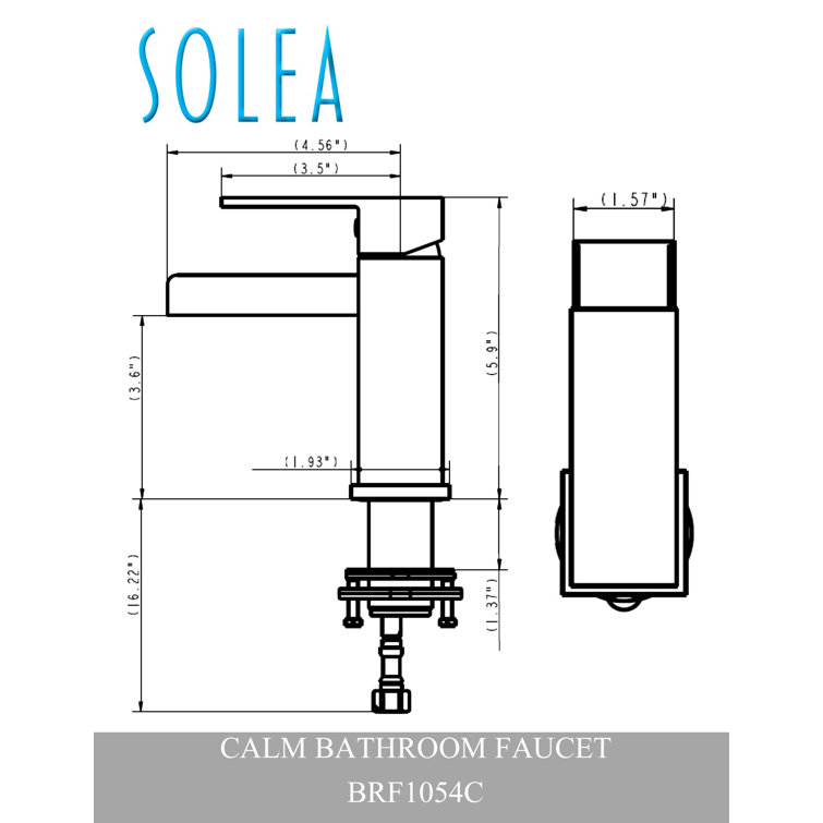 Calm Chrome Single-Hole Waterfall Bathroom Faucet