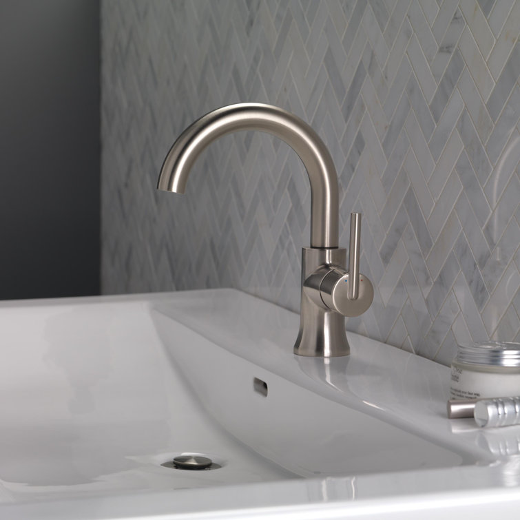 Stainless Steel Single Handle Modern Bathroom Faucet