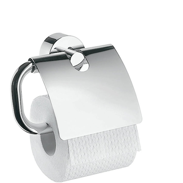 Chrome Free Standing Modern Toilet Paper Holder