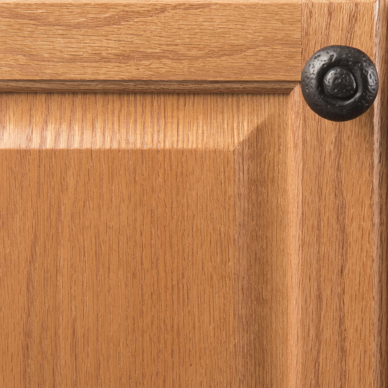 Black Iron 1-1/2" Round Rustic Cabinet Knob 10-Pack