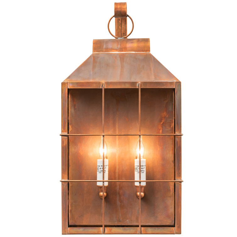 Avignon 18.5'' Bronze Coachman Lantern Wall Sconce