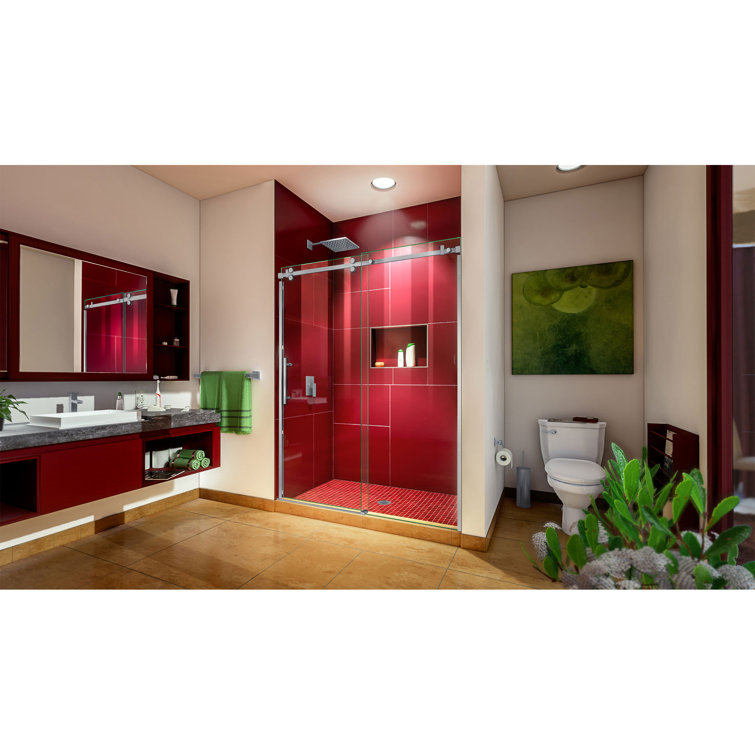 Enigma Sky Frameless Sliding Shower Door with ClearMax Technology