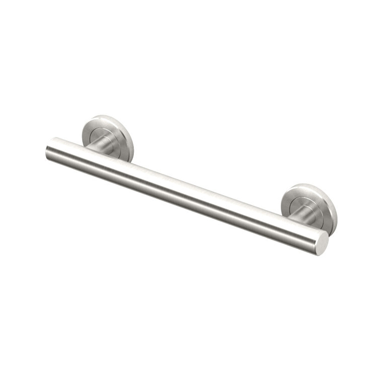 Latitude II 12-Inch Stainless Steel Wall Mount Grab Bar