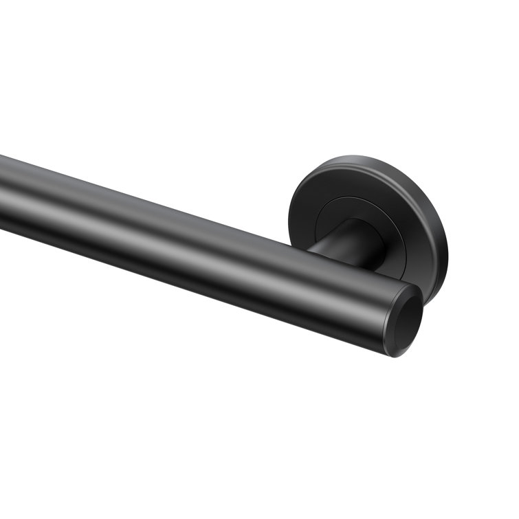 Matte Black 42" Stainless Steel Wall Mount Grab Bar