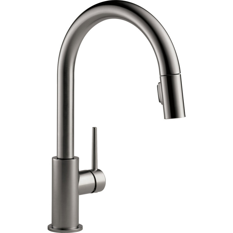 Elegant Arctic Stainless Pull-Down Kitchen Faucet with Magnetic Docking