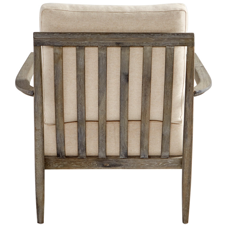 Contemporary Gray Glove 30" Manufactured Wood Arm Chair