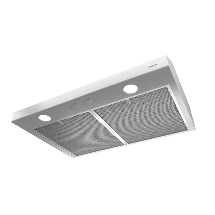 Broan 30-Inch White Convertible Under-Cabinet Range Hood