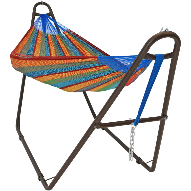 Bronze Heavy-Duty Steel Universal Hammock Stand for 9 to 14 Feet Hammocks