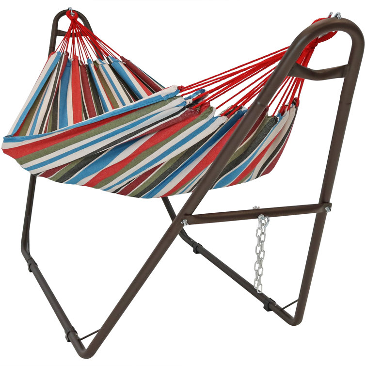 Bronze Heavy-Duty Steel Universal Hammock Stand for 9 to 14 Feet Hammocks