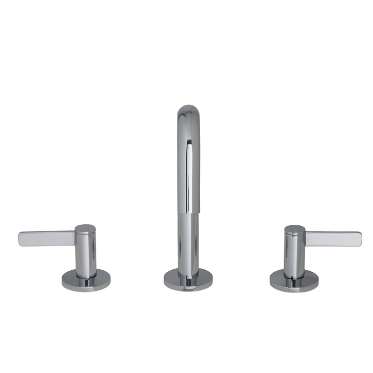 Amalfi Chrome Dual-Handle Widespread Bathroom Faucet