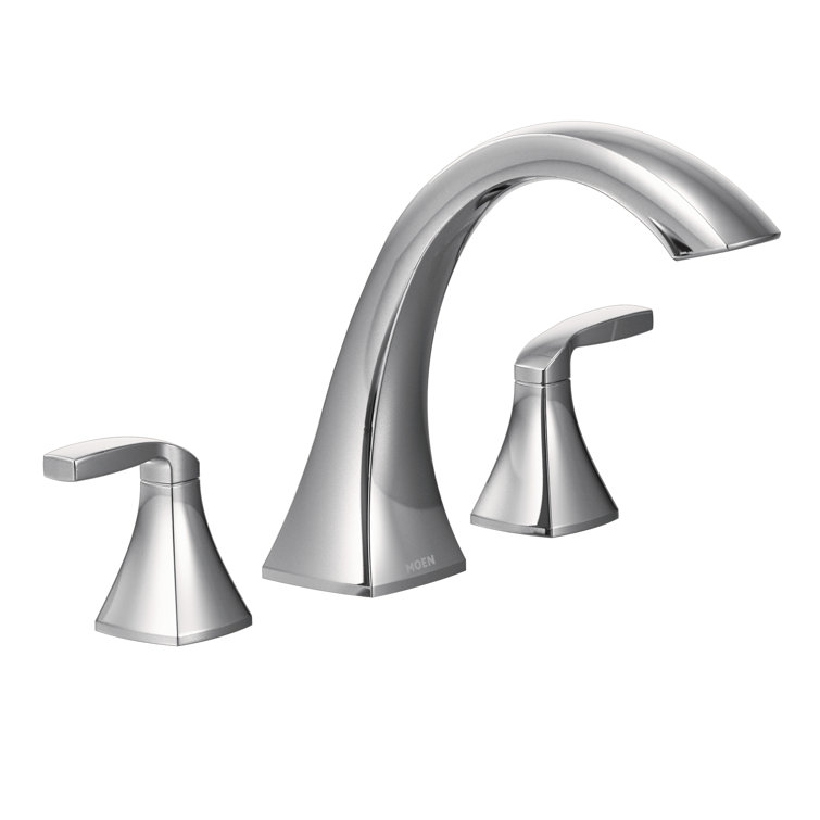 Elegant Polished Nickel Two-Handle Widespread Bathroom Faucet