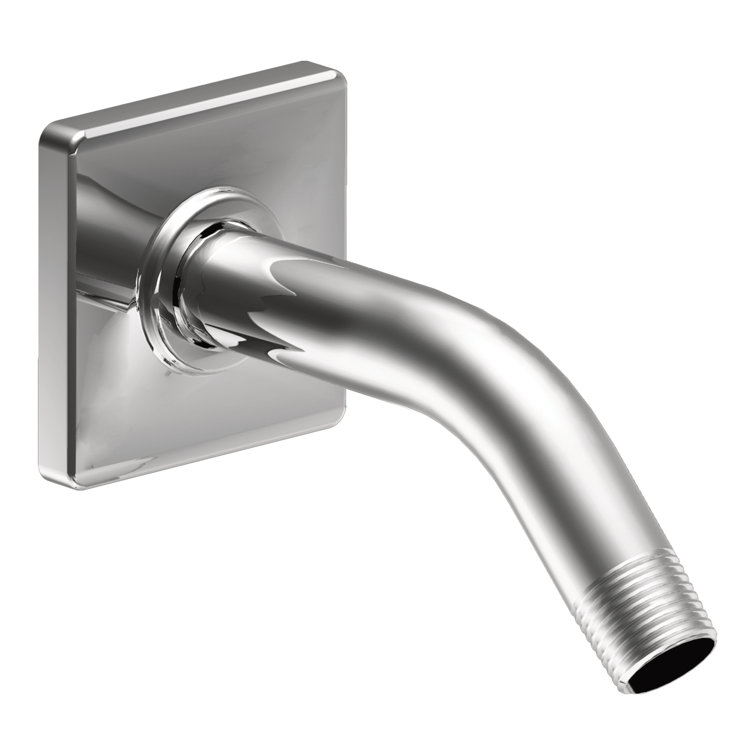 Modern Chrome Wall-Mounted Shower Arm