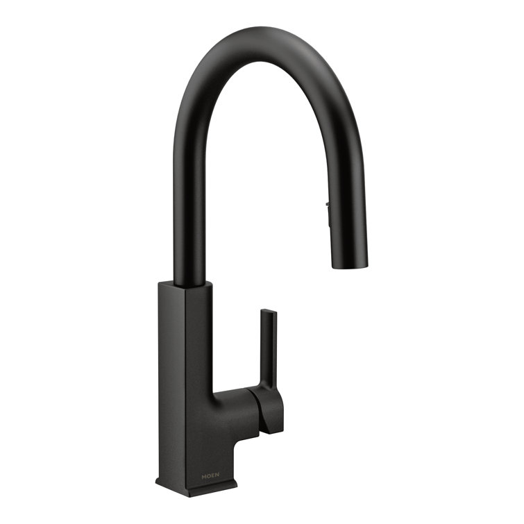 Modern Stainless Steel Pull-Down Kitchen Faucet with Eco-Friendly Flow