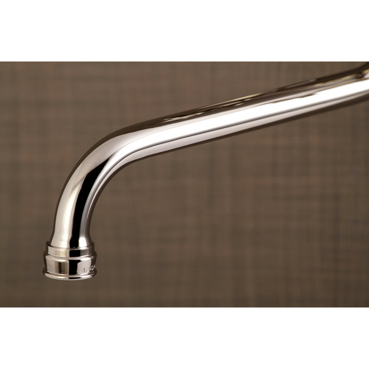 Essex Traditional Polished Nickel Dual-Handle Wall Mount Bathroom Faucet