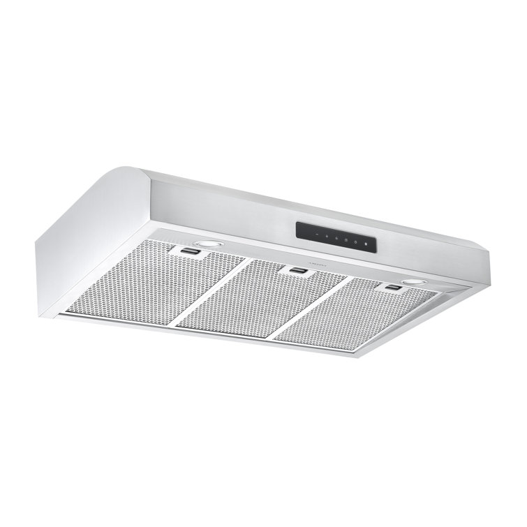 Stainless Steel 36" Under Cabinet Range Hood with LED Lights