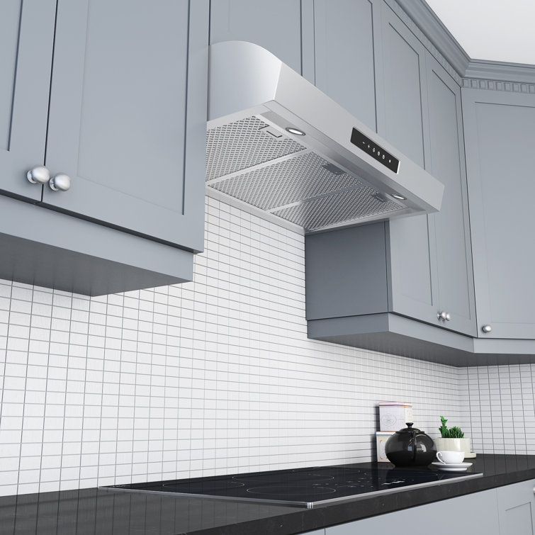 Stainless Steel 36" Under Cabinet Range Hood with LED Lights