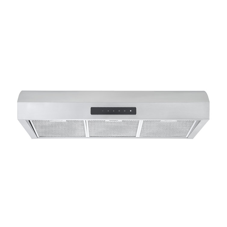 Stainless Steel 36" Under Cabinet Range Hood with LED Lights