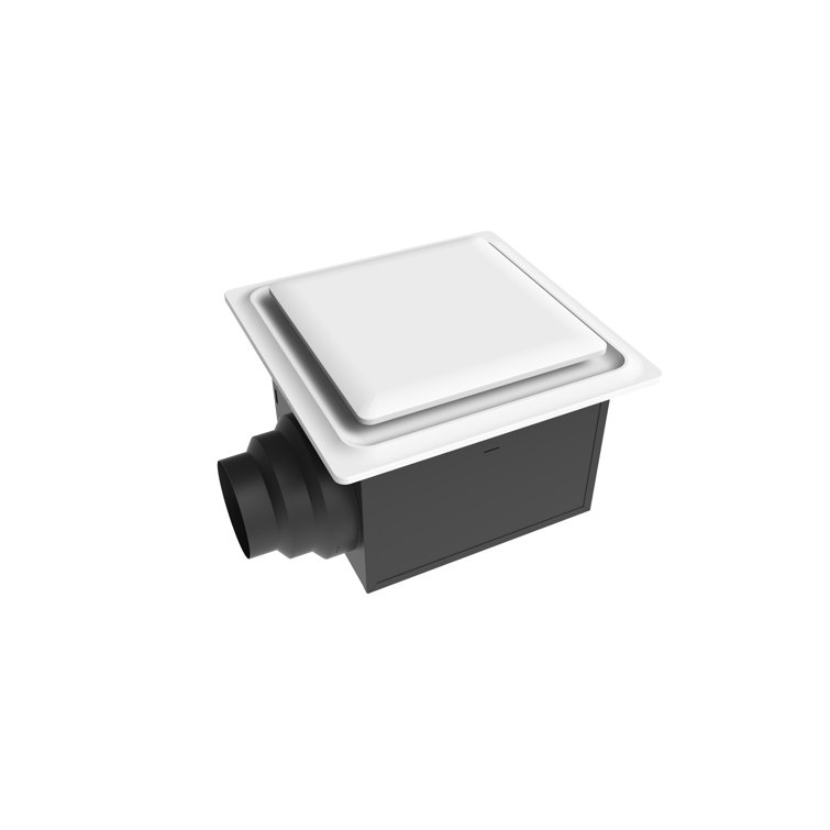 White 80 CFM Energy Star Bathroom Ventilation Fan