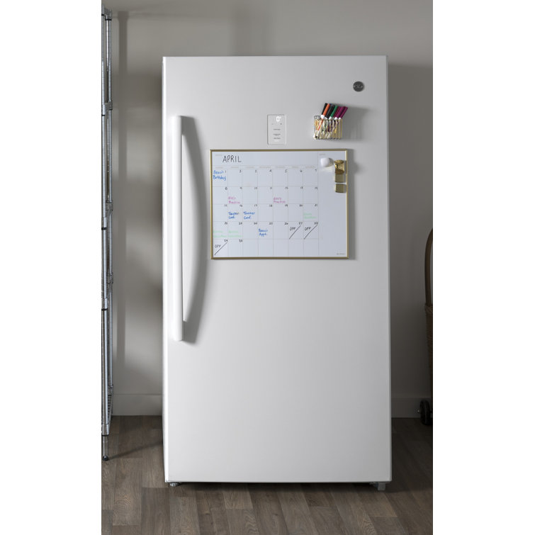 White Frost-Free Upright Freezer with Electronic Controls