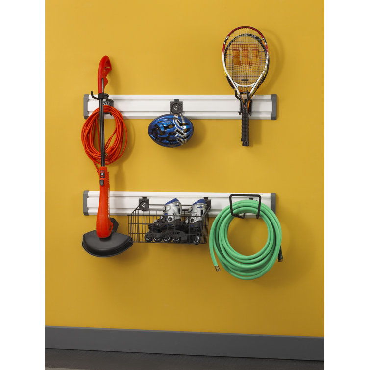 Charcoal Gray PVC Wall Organization System Molding