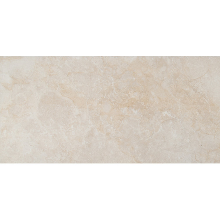 Ansello Ivory Large 12" x 24" Matte Ceramic Tile