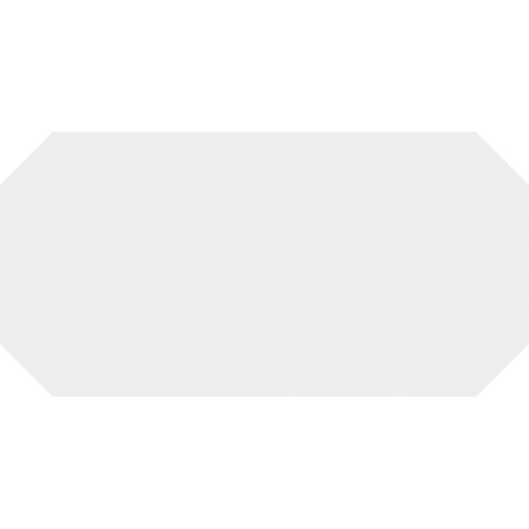 30" x 15" White PVC Contemporary Ceiling Medallion