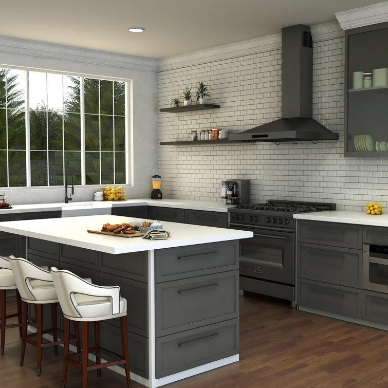 Matte Black Brass Kitchen Faucet with Pull-out Spray