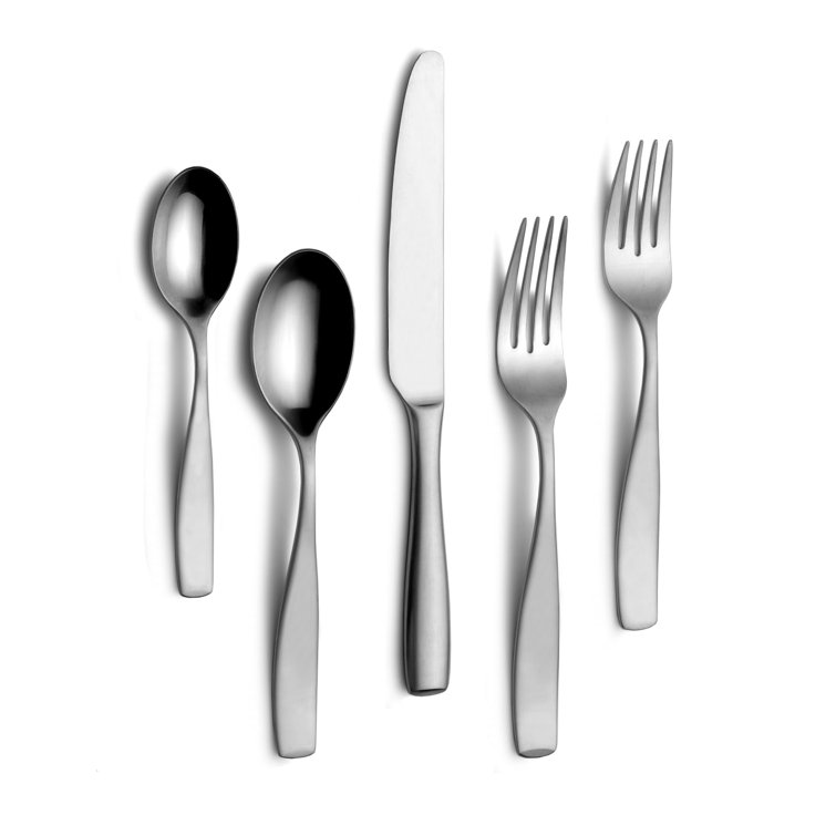 Mikasa Satin Loft 65-Piece 18/10 Stainless Steel Flatware Set, Service for 12