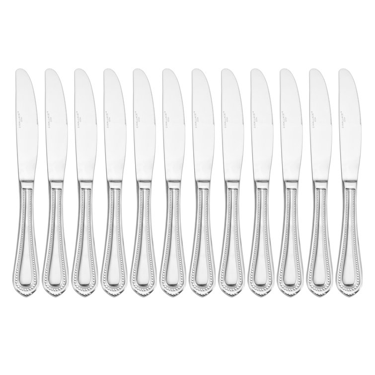 Regent Bead Polished Stainless Steel 65-Piece Flatware Set