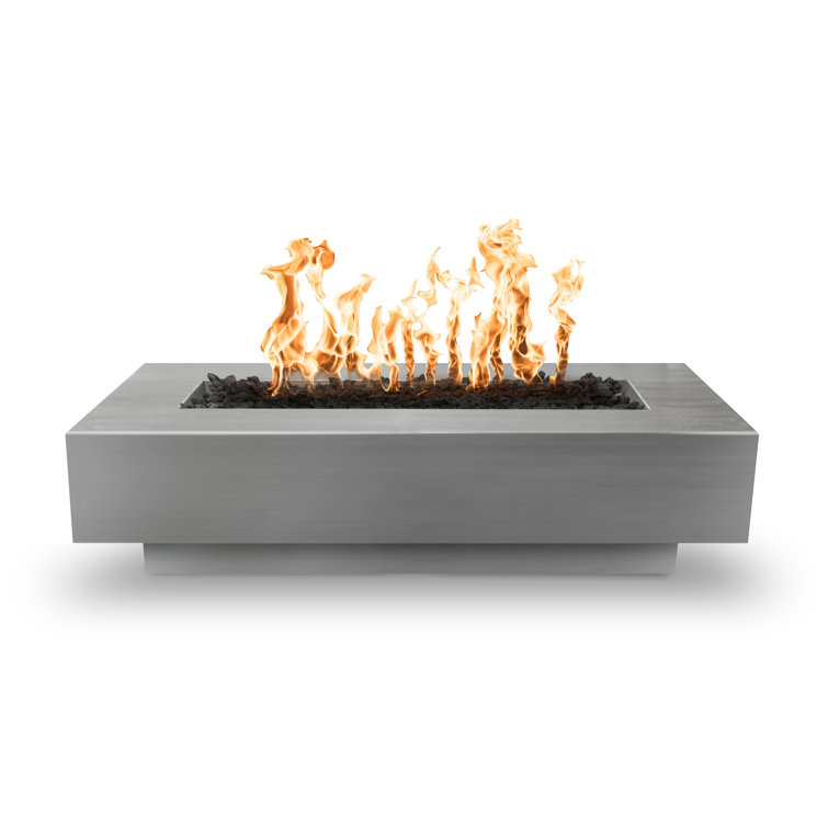 Coronado 60" Stainless Steel Rectangular Gas Fire Pit