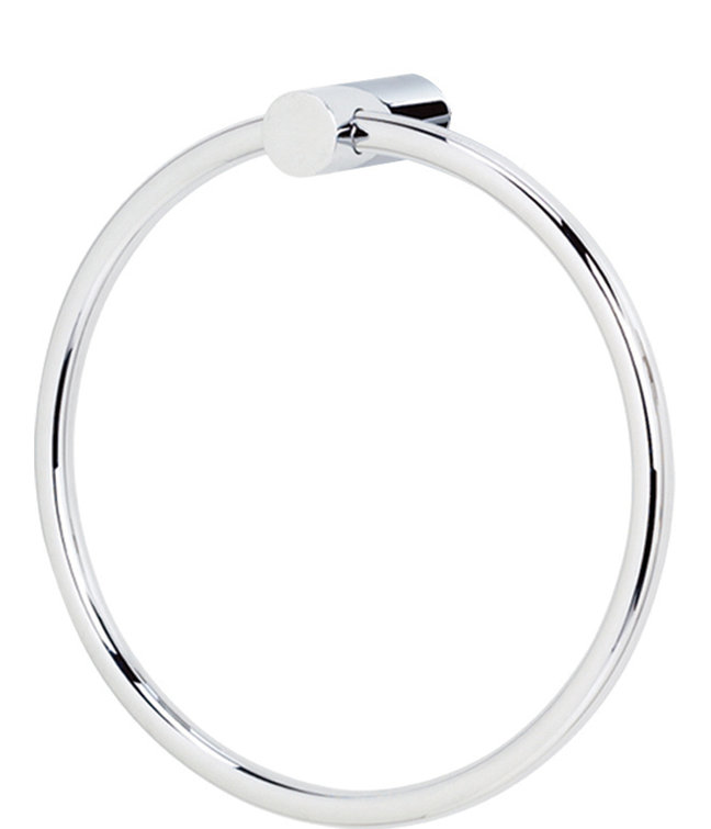 Polished Chrome Wall Mounted Round Towel Ring