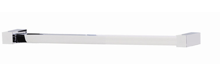 Polished Chrome 12.75'' Modern Wall Mounted Towel Bar
