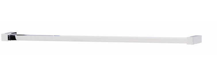 Polished Chrome 24.75'' Single Bar Wall Mounted Towel Rack