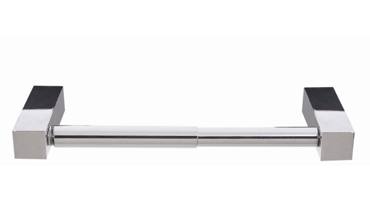 Polished Chrome Modern Wall Mounted Toilet Paper Holder