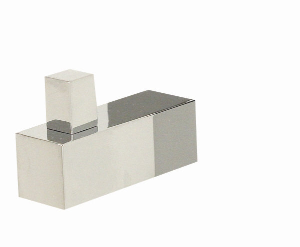 Polished Chrome Contemporary Wall Mounted Robe Hook