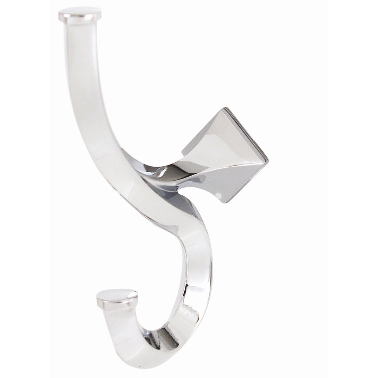 Polished Chrome Modern Diamond Wall Mounted Robe Hook