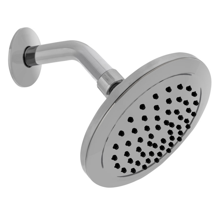 Exhale Chrome 6-Inch Wall Mounted Rain Shower Head