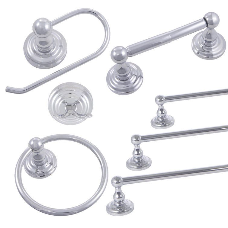 600 Series Chrome Euro Wall Mount Toilet Paper Holder