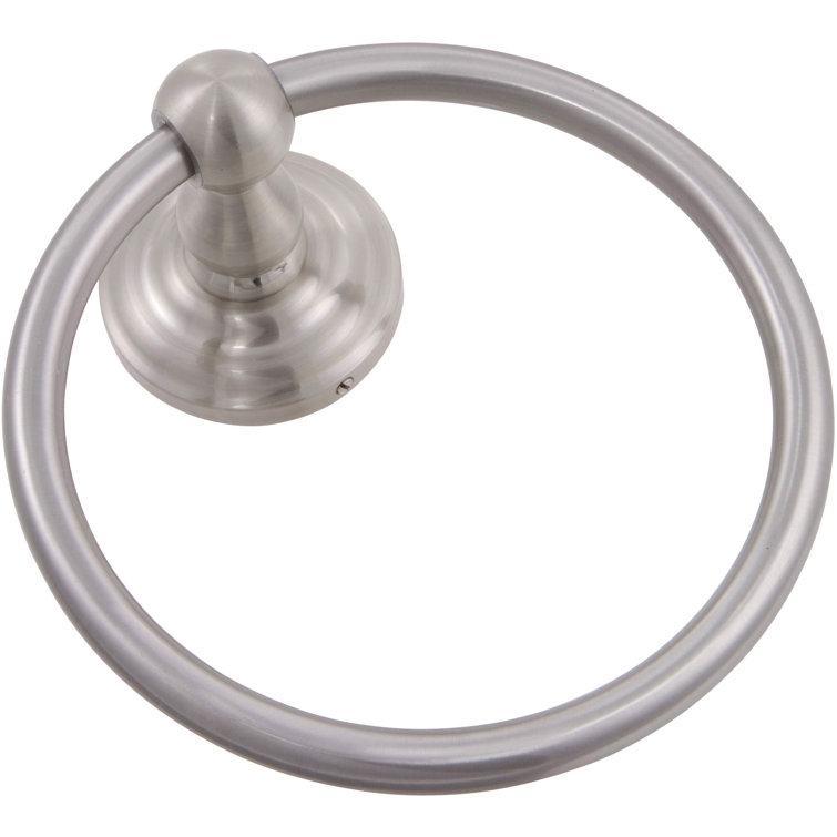 600 Series Satin Nickel Wall Mounted Towel Ring