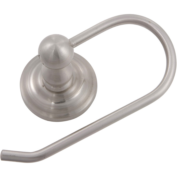 Satin Nickel Wall Mounted Toilet Paper Holder
