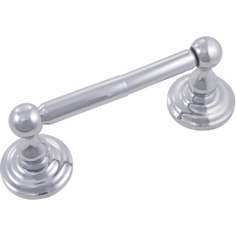 Chrome Wall Mount Spring-loaded Toilet Paper Holder