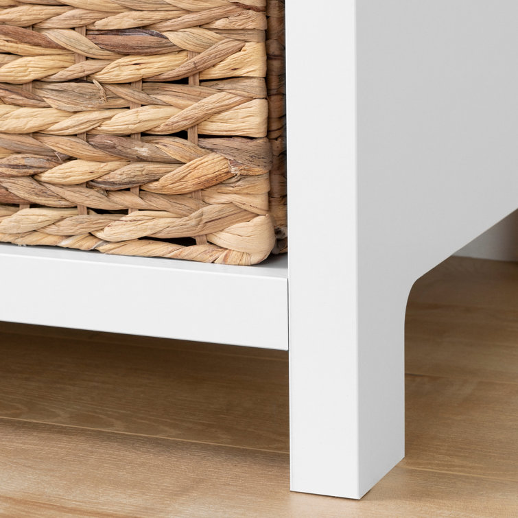 White Nursery Combo Dresser with Soft Close Drawer